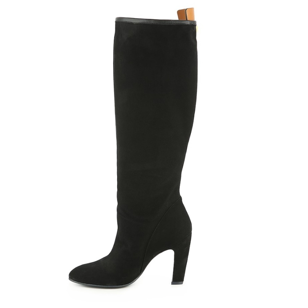 Stuart Weitzman black suede boots